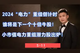 “电力”重组倒计时,谁将是下一个十倍牛股！电力重组潜力股出炉视频封面