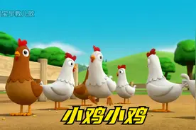 宝宝律动dj舞曲《小鸡小鸡》咯咯哒#儿歌100首#儿童动画#儿歌动画