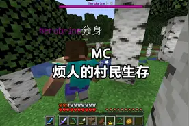 MC烦人的村民:制作格雷夫胸甲,击败him分身