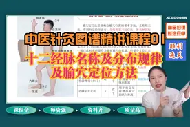 《零基础针灸图谱》精讲课程01：十二经脉名称及分布规律视频封面
