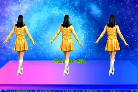 新潮动感广场舞《现代迪斯科》简单32步演示分解，好学好看