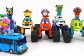 汪汪队和旋风战车一起对付小黄人，大眼怪太厉害了~~视频封面