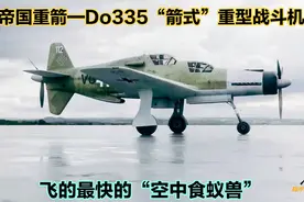 帝国重箭—Do335箭式重型战斗机，二战飞的最快的“空中食蚁兽”视频封面