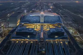 杭州西站正式通车，建筑设计理念取自于“云”的意象图片