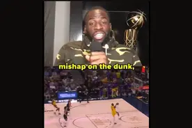 追梦：詹姆斯扣篮脱手失误是比赛重大转折点图片