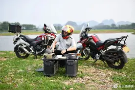 每天骑行120公里摩托车佬告诉可以闭眼入的露营装备图片