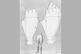 ２款骑马裤的制版教程才智服装图片
