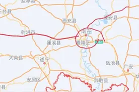 四川成达高速（成都到达州）规划图建议图片