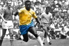 官方球王贝利，职业生涯一千多个进球，上帝一直穿着10号球衣！图片