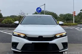 放弃速腾入手11代思域，百公里油耗7.5升，这几个缺点很想吐槽图片