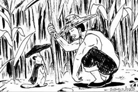 民间故事：男子走夜路，遇见黄鼠狼讨封，媳妇：干的漂亮图片