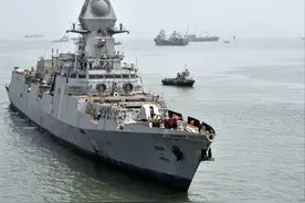 印度“因帕尔”导弹驱逐舰启用，盾舰数量跻身世界第四图片