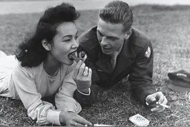 美军有没有在日本留下混血后代图片