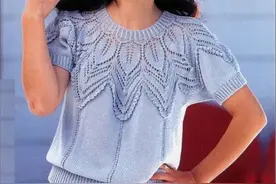 「针织图解」女士精品系列的8款春夏季短袖衫（No.460)图片