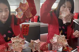 郭晶晶用红包做灯笼：与女儿霍中怡中英粤三语交流，切换自如图片