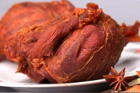 父亲爱吃的五香牛肉，3步实操，酱香浓郁，解馋嫩香的下酒菜图片