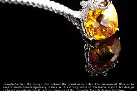 金色光芒 贵气满满——IDee黄水晶项链宝石吊坠百搭气质锁骨链饰品图片