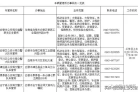 车管业务办理地点及业务范围，点击查看→图片