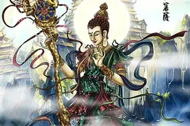 灵吉菩萨在西方是什么地位？为什么灵山没有他的座次呢？图片
