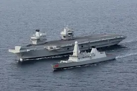 竭大英之国力，讨美帝之欢心？英国宣布：在亚太部署航母战斗群！图片