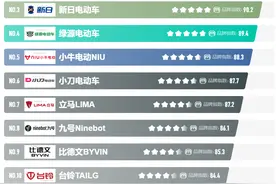 电动车一线品牌哪家强？对比雅迪、爱玛、台铃、绿源后告诉你答案图片