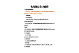 纯干货分享！10大电商交易流程+36笔电商账务处理会计分录！图片