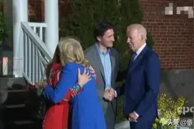 加拿大总理特鲁多夫妇在丽都小屋欢迎美国总统拜登夫妇图片