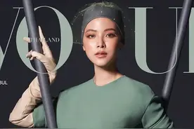 “小水”平采娜泰版《VOGUE》首封，造型突破气场全开图片