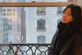 宋慧乔纽约晒照 素颜和化妆完全无差 网友“这才是真的女神！”图片