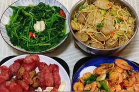 福建儿媳晒婆家饭菜，连着蹭饭7天不重样，网友：好婆婆都在人家图片