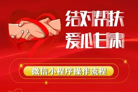 长图丨结对帮扶 爱心甘肃——微信小程序操作流程图片