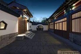 北京四合院的基本布局（一进院/二进院）图片