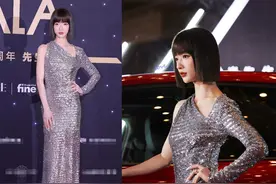 美女都没找到合适的裙子？宋祖儿尝试新风格失败，景甜高定质感差图片