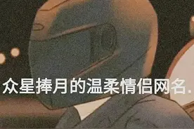 众星捧月的温柔情侣网名图片