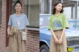 你真的会挑T恤吗？重点看图案和版型，时髦又显瘦图片