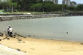 别当“孤泳者”！海口部分涉水公共区域暗藏危险，切勿擅自下水图片