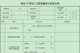 建设工程各类常用表格汇编，施工验收、管理、记录，一套全搞定！图片