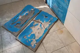 瓷砖规格越大质量越好，反而脱落的越快！找对粘贴方法不怕瓷砖落图片