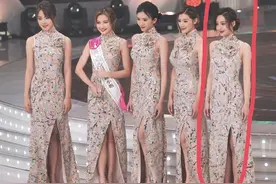 香港小姐时隔20年再出神仙颜值，绝美身姿却没进前3,网友直呼黑幕图片