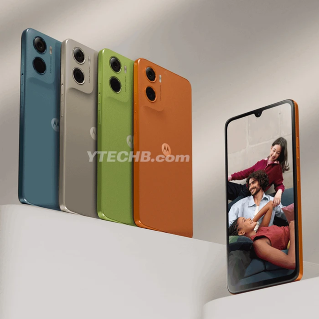 摩托罗拉Moto G06手机渲染图首曝：水滴屏、5100mAh电池