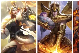 灵宝市集三款最顶级的传说皮肤，黄金圣斗士封神，地狱火手感最差图片