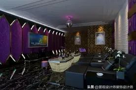 ktv包间 ktv包厢设计案例效果图2图片