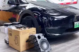 杭州普莱（PLAY）特斯拉Model Y音响改装史泰格Steg特斯拉专车专用图片