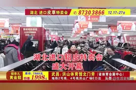 1折起！湖北进口皮草特卖会 1998元就穿明星代言的黄金貂图片