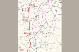 宜井遂高速2023年通车，南北走向途经这些地方，直通广东韶关图片