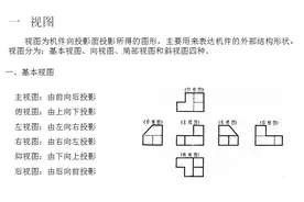 机械制图之三视图识别及应用图片