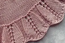 「针织图解」7个美丽的花边边框，也许用得到图片