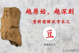 越原始，越深刻——重新理解汉字本义 │ 种“豆”得豆图片