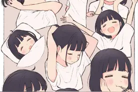 简直就是萌妹天花板，超萌且治愈的小女孩插画，看起来十分萌Q版图片