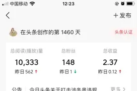 新手小白头条真实收益「文章和微头条收益分析」图片